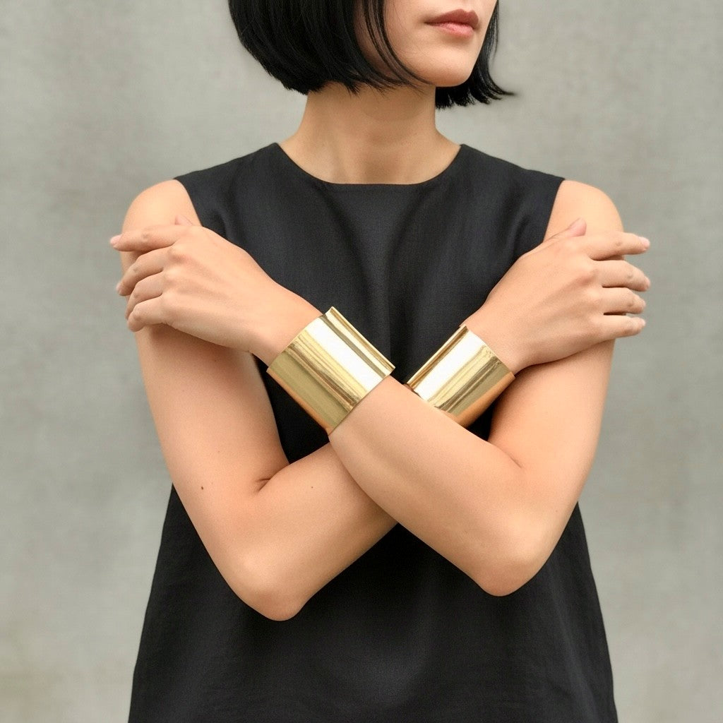Silver Strip cuff