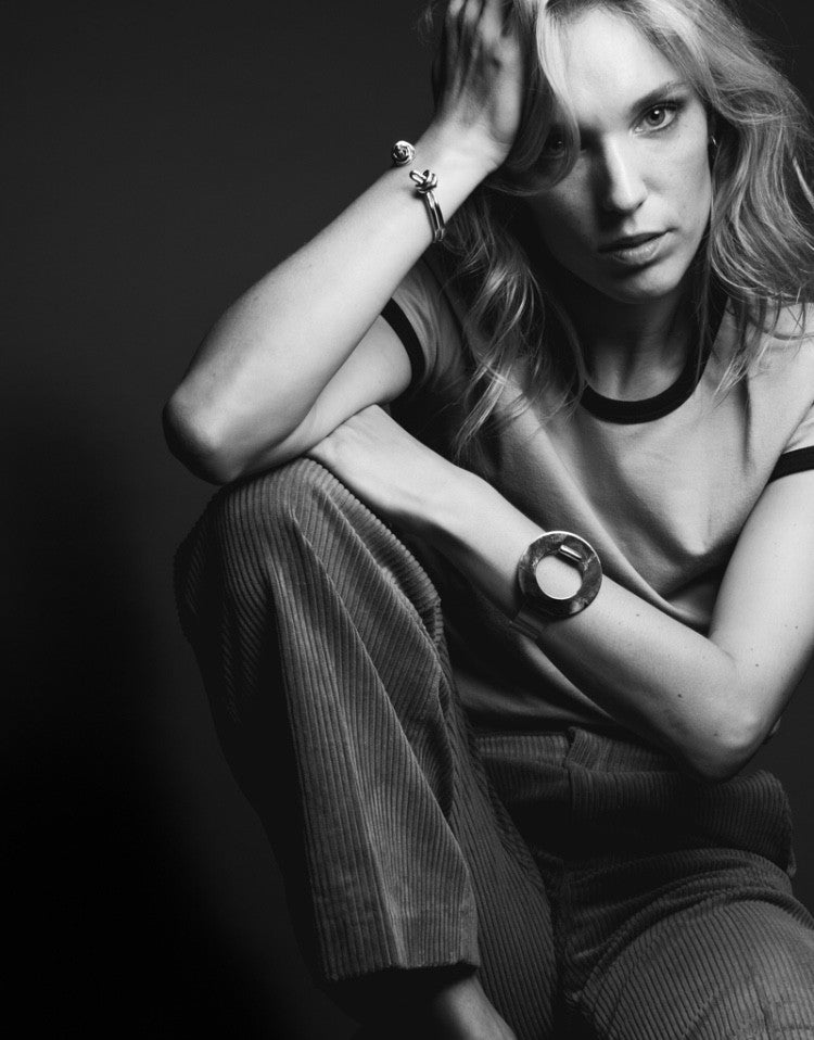 Circle bracelet brass