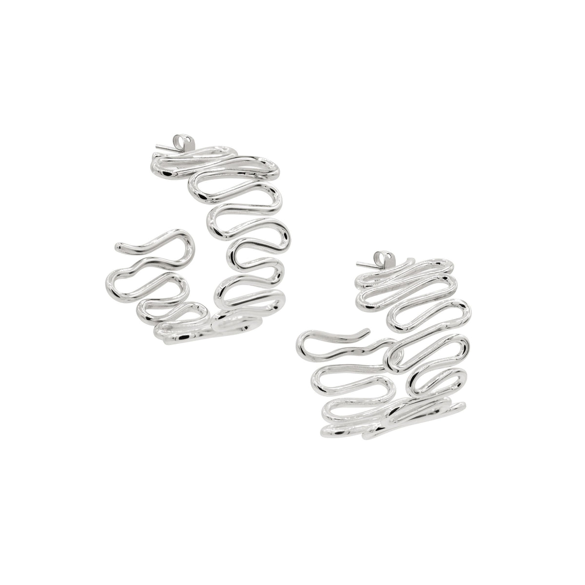 Wrinky hoops silver