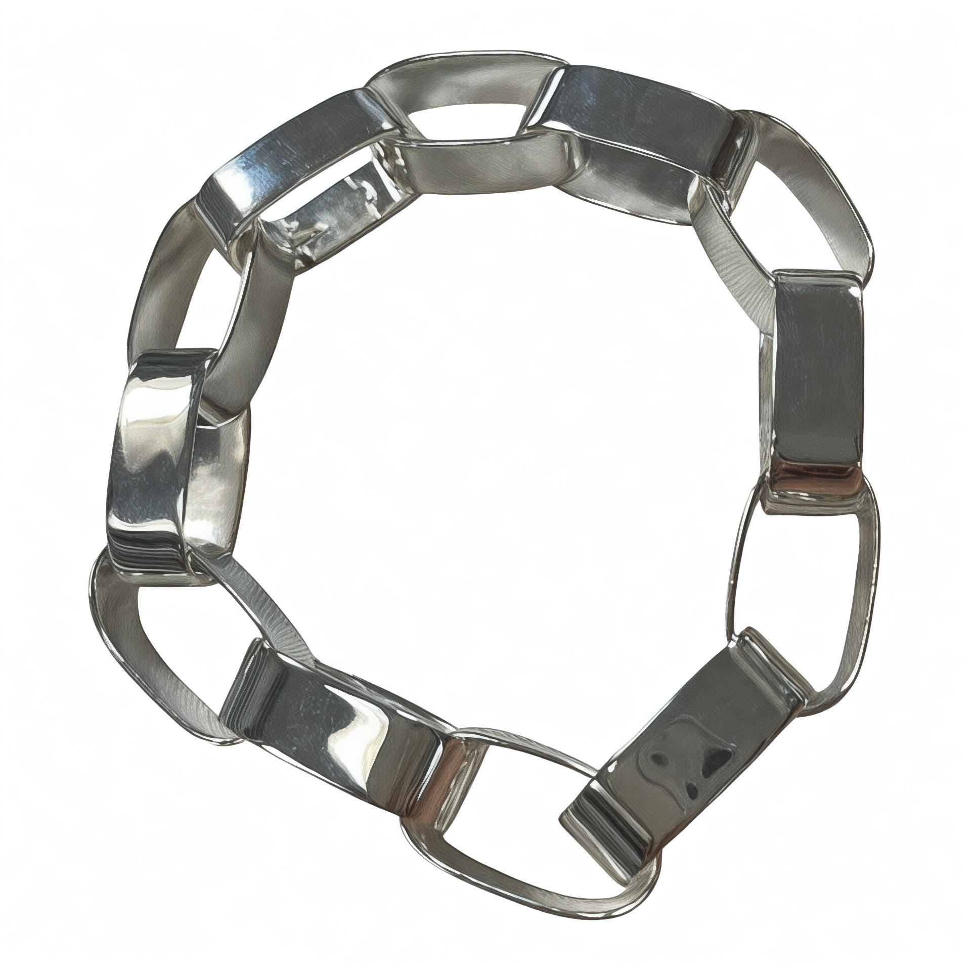 Fabienne link bracelet sterling silver