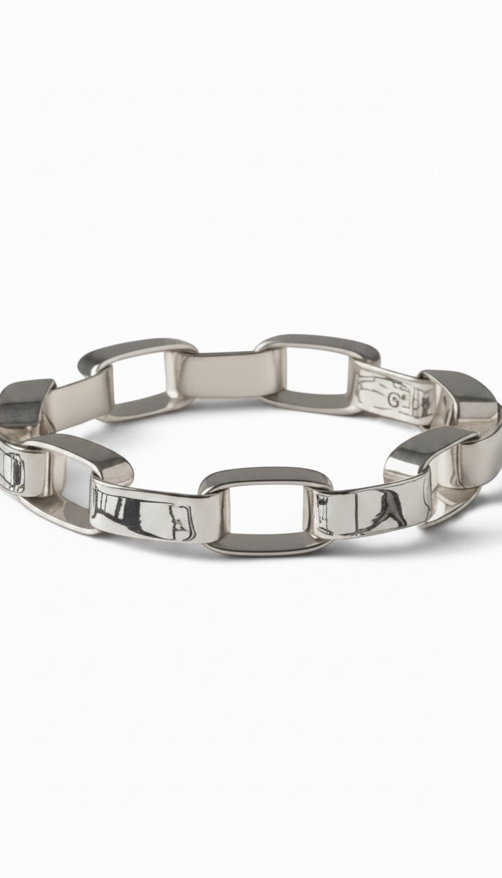 Fabienne link bracelet sterling silver