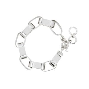 Fabienne link bracelet silver